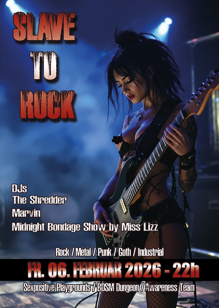 Slave to Rock @ INSOMNIA Nightclub Berlin - Sexpositive, Erotic, Fetish, Techno, Swinger, BDSM - Party