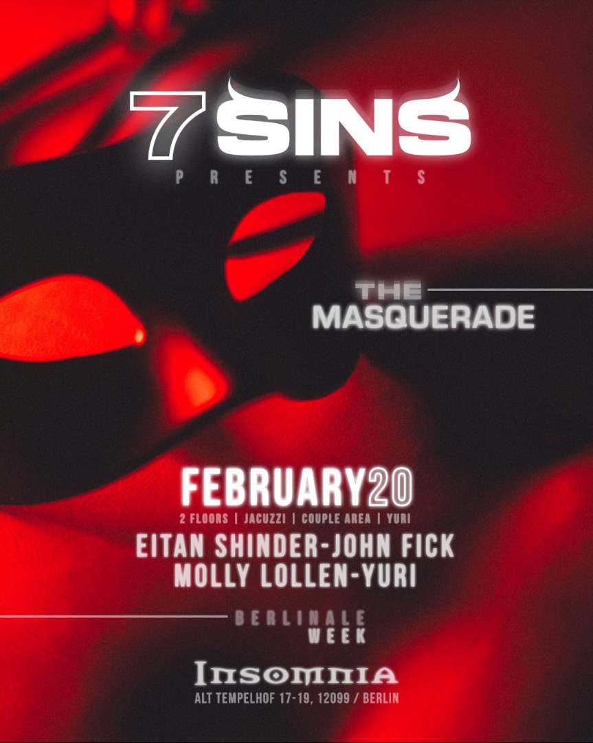 Seven Sins @ INSOMNIA Nightclub Berlin - Sexpositive, Erotic, Fetish, Burlesque, Swinger, BDSM - Party