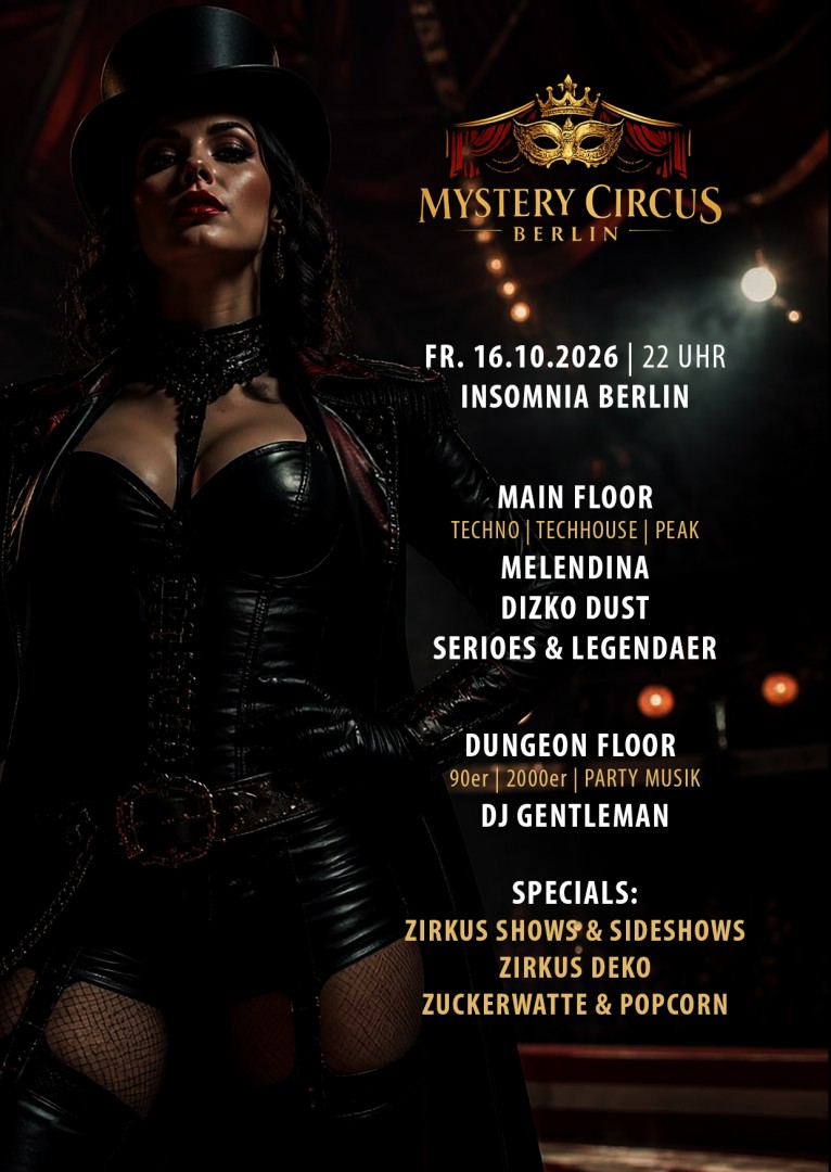 LUST Berlin - Where elegance meets desire @ INSOMNIA Nightclub Berlin - Une exp&eacute;rience techno et sex-positive