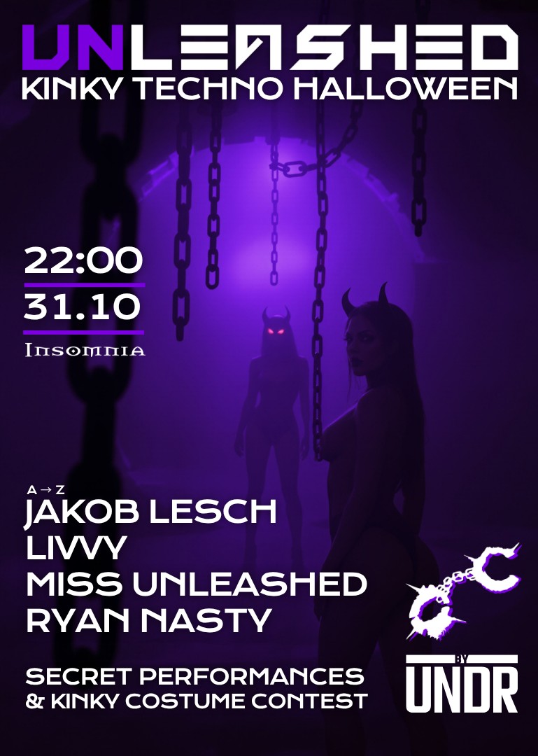 Unleashed.Berlin! @ INSOMNIA Nachtclub Berlin - Ein Techno zentriertes, sex-positives Erlebnis