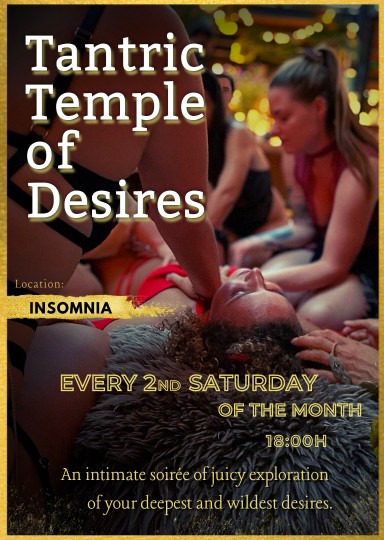 Tantric Temple of Desires @ INSOMNIA Nightclub Berlin - Sexpositive, Erotic, Fetish, Kuschel, Cuddling - Party