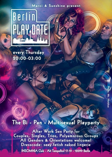Berlin Play Date @ INSOMNIA - The Bi – Pan – Multisexual Playparty