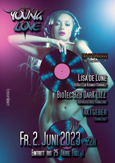 Young Love @ INSOMNIA Nightclub Berlin - Sexpositive, Erotic, Fetish, Techno, House - Party