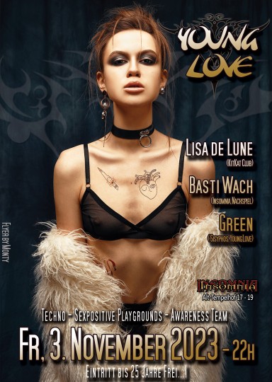 Young Love @ INSOMNIA Nightclub Berlin - Sexpositive, Erotic, Fetish, Techno, House - Party