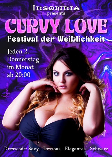 Curvy Love @ INSOMNIA Nightclub Berlin - Sexpositive, Erotic, Fetish, Burlesque, Swinger, BDSM - Party
