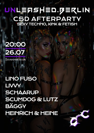 Unleashed.Berlin! @ INSOMNIA Nightclub Berlin - Техно-ориентированный, секс-позитивный опыт