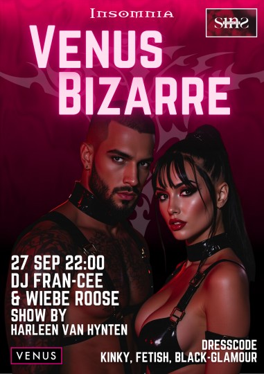 Venus KickOff - Party @ INSOMNIA Nightclub Berlin - Sexpositive, Erotic, Fetish, Techno, House - Party