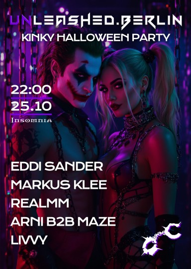 Unleashed.Berlin! @ INSOMNIA Nachtclub Berlin - Ein Techno zentriertes, sex-positives Erlebnis