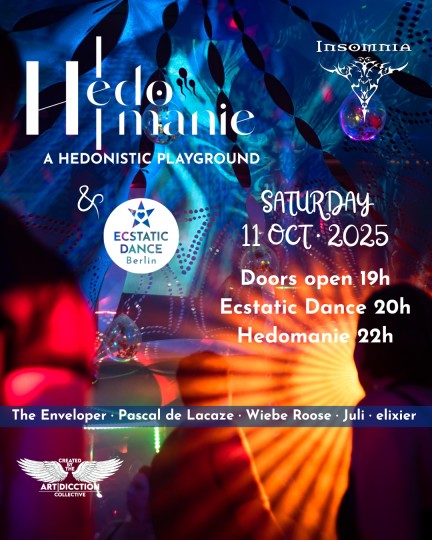Hedomanie @ INSOMNIA Nightclub Berlin - Sexpositive, Erotic, Fetish, Techno, House - Party