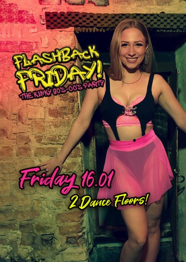 Flashback Friday @ INSOMNIA Nightclub Berlin - Sexpositive, Erotic, Fetish, 90s, 00s  - Party