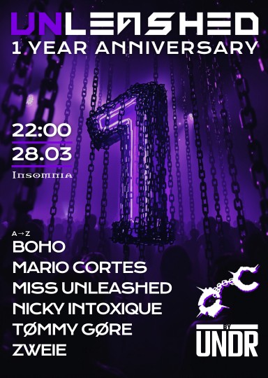 Unleashed.Berlin! @ INSOMNIA Nachtclub Berlin - Ein Techno zentriertes, sex-positives Erlebnis