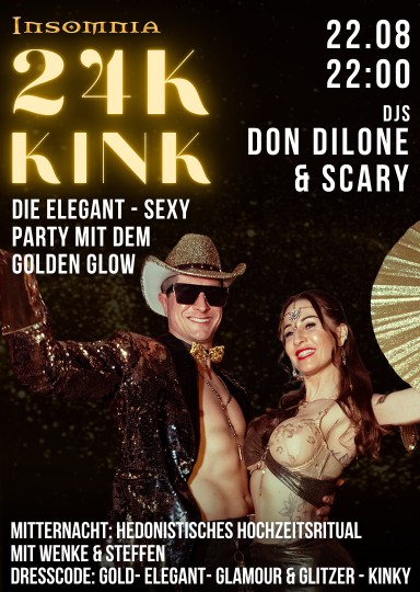 24K Kink @ INSOMNIA Nightclub Berlin - Sexpositive, Erotic, Fetish, Swinger - Party