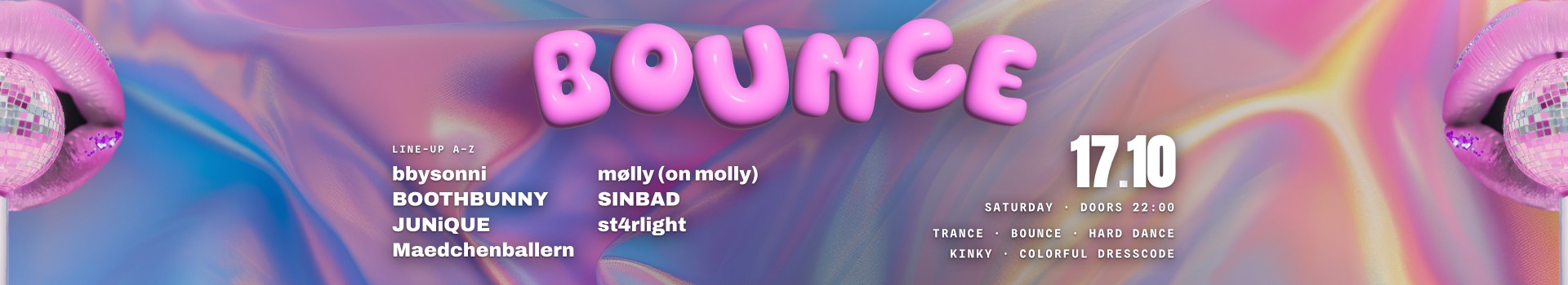 BOUNCE by UNDR: Bounce / Hard Dance - Kinky & Playful