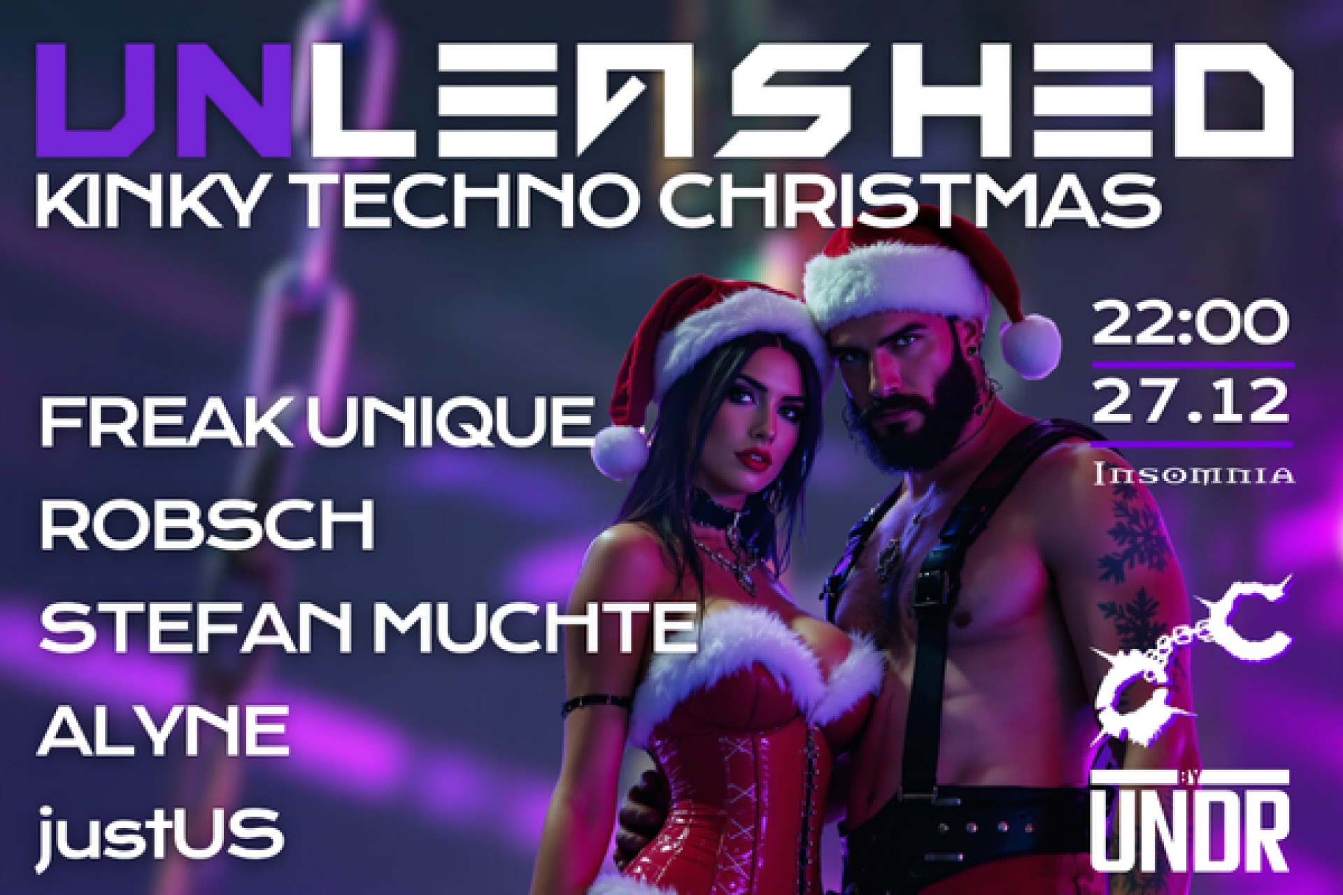 UNLEASHED by UNDR - Kinky Techno Christmas